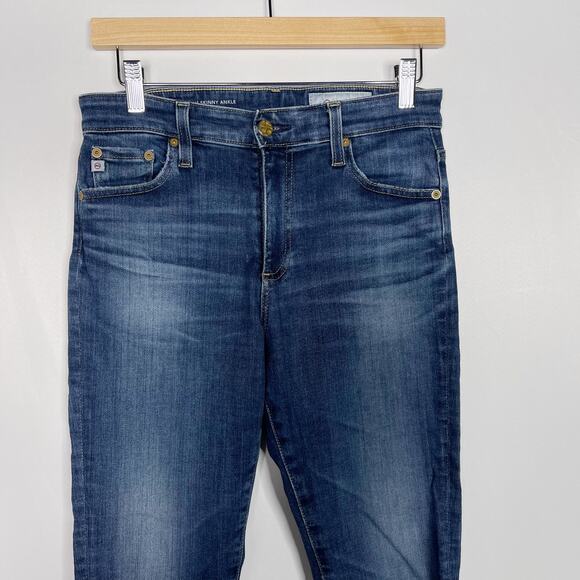 AG Adriano Goldschmied Womens 27 Farrah High Rise Skinny Jeans Ankle Medium Wash - Picture 3 of 10